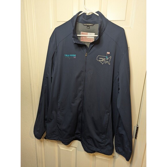 Port Authority Other - Port Authority Windbreaker Jacket Mens Blue 2XL American Cup 2019 Traverse City